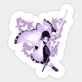 Butterfly Pillar Sticker